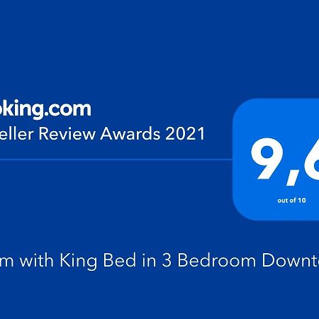 Room With King Bed In Shared 3 Bedroom Downtown Montréal Dış mekan fotoğraf