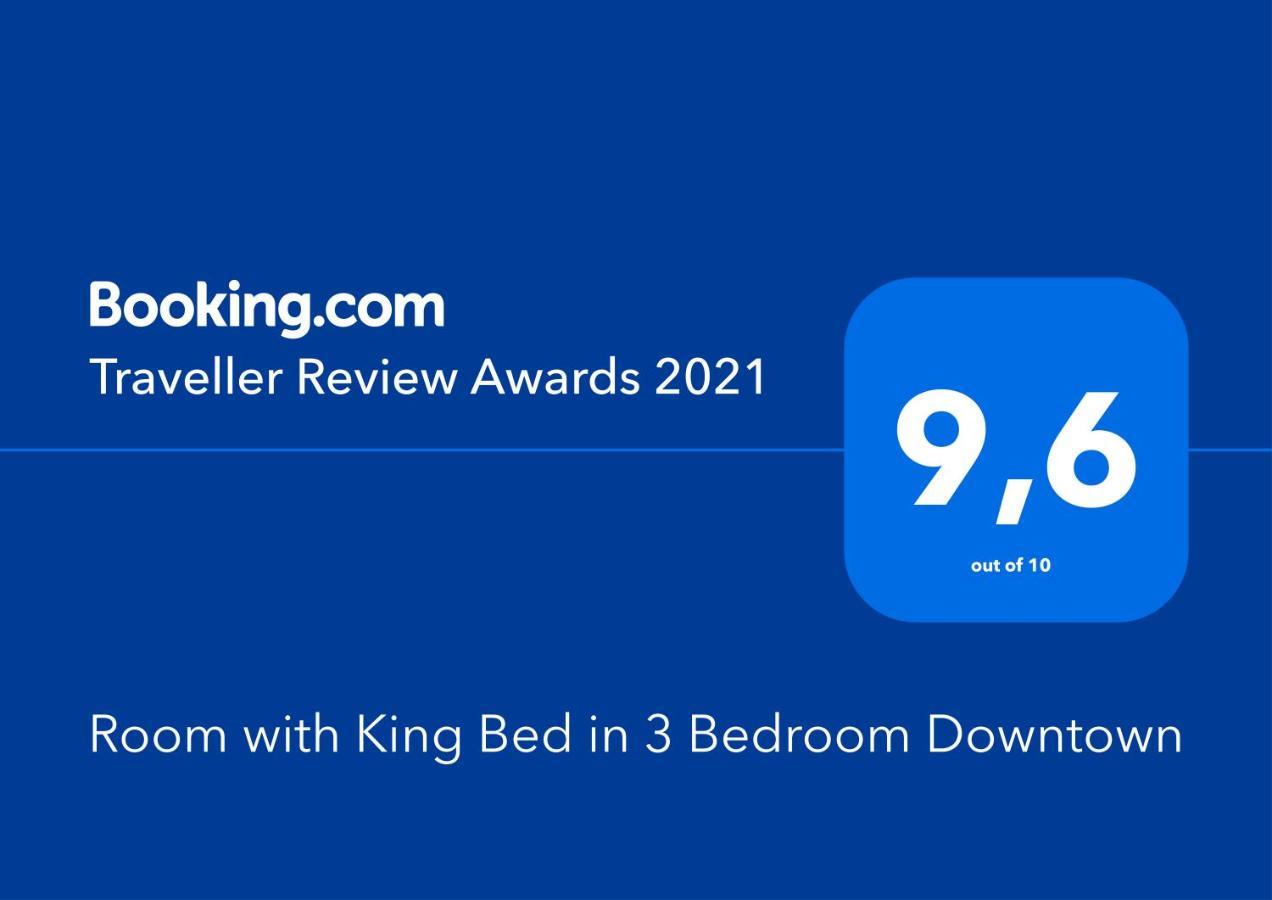 Room With King Bed In Shared 3 Bedroom Downtown Montréal Dış mekan fotoğraf